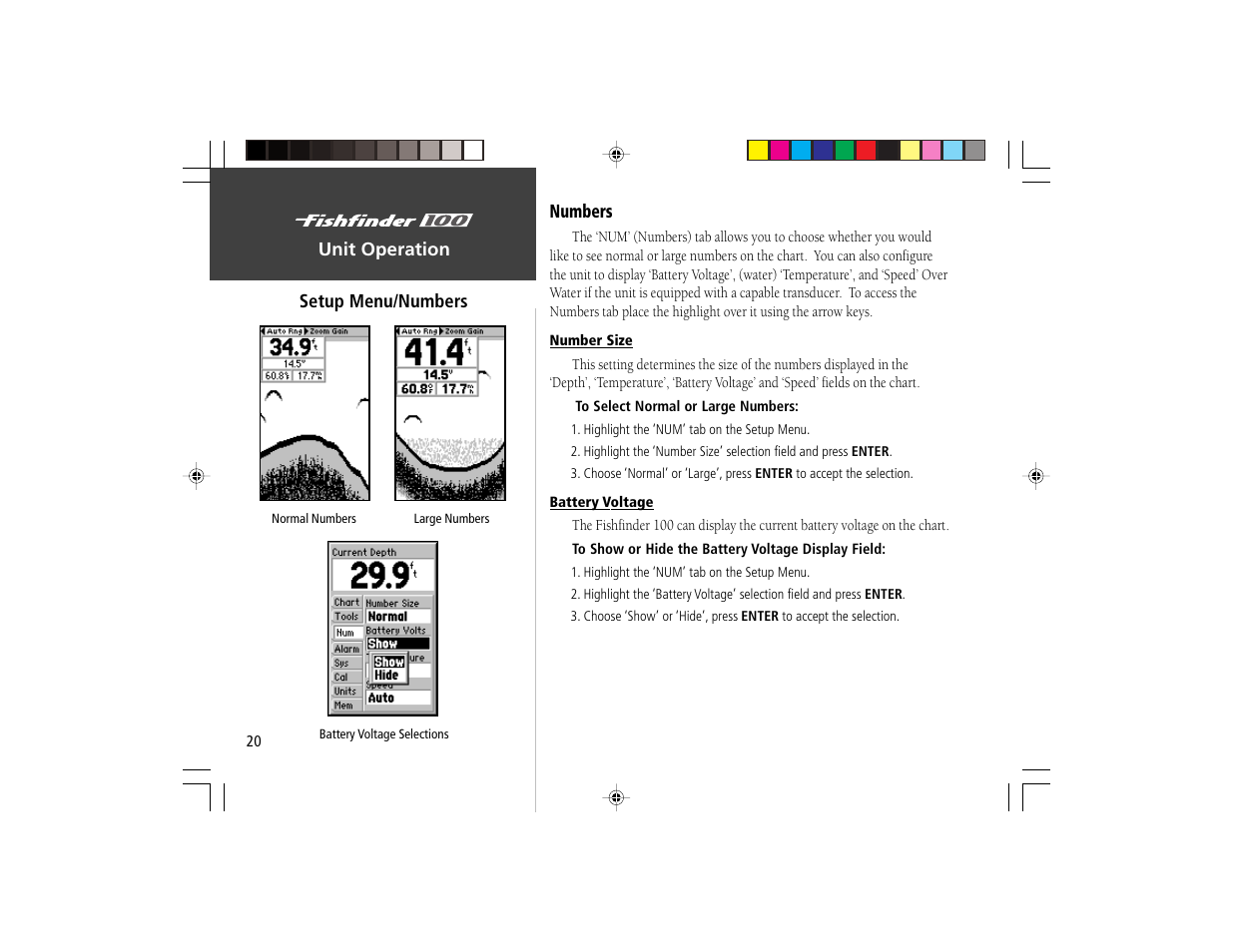 Garmin Fishfinder 100 User Manual | Page 28 / 49