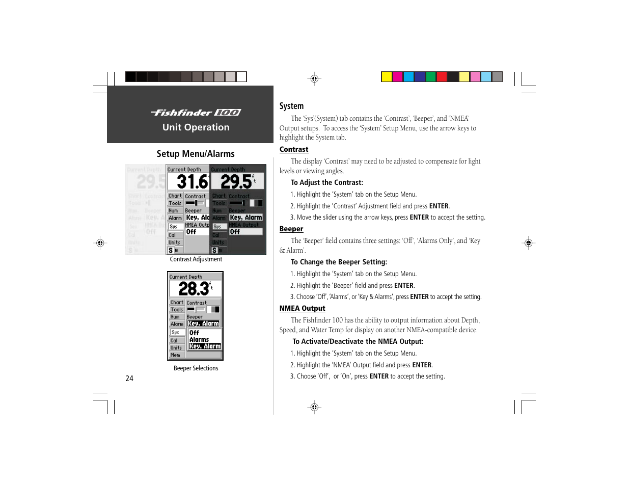 Garmin Fishfinder 100 User Manual | Page 32 / 49