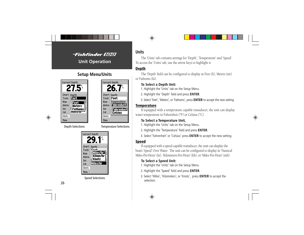 Garmin Fishfinder 100 User Manual | Page 34 / 49