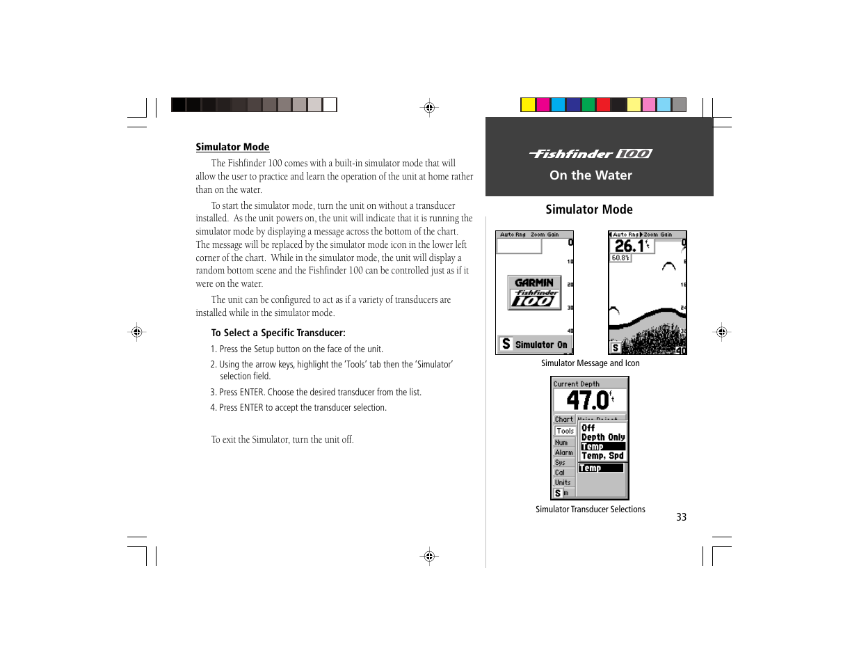 Garmin Fishfinder 100 User Manual | Page 41 / 49