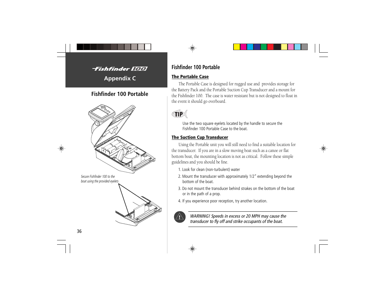 Garmin Fishfinder 100 User Manual | Page 44 / 49