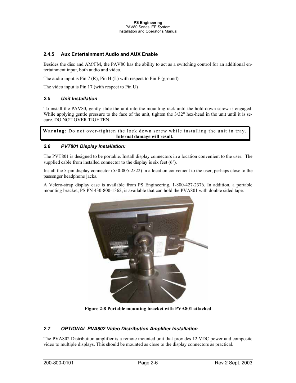 Garmin PAV80 User Manual | Page 14 / 36