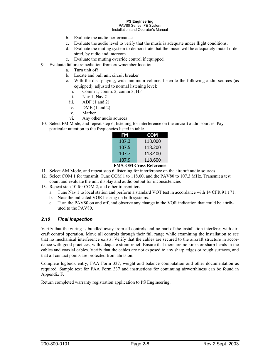 Garmin PAV80 User Manual | Page 16 / 36