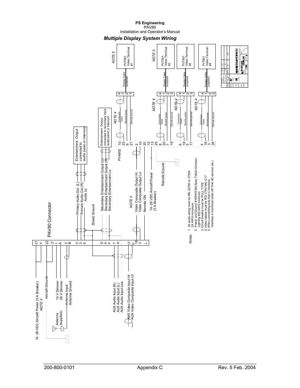 Pa v 8 0 c o nn ec to r | Garmin PAV80 User Manual | Page 32 / 36