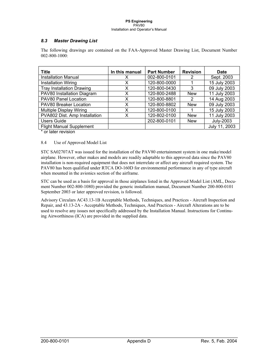 Garmin PAV80 User Manual | Page 34 / 36