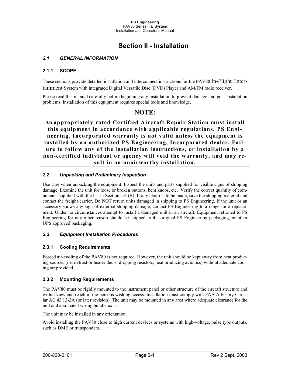 Garmin PAV80 User Manual | Page 9 / 36