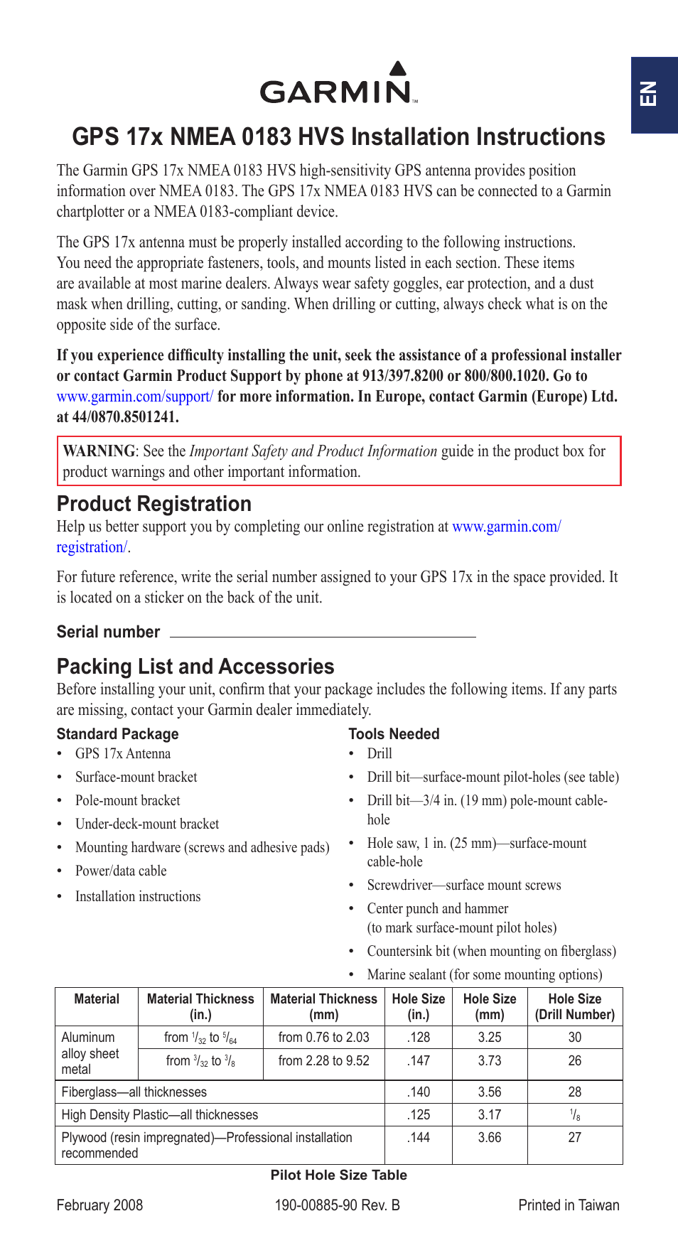 Garmin NMEA 0183 User Manual | 48 pages