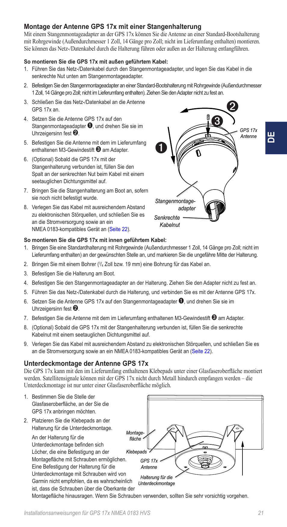 Dede | Garmin NMEA 0183 User Manual | Page 21 / 48