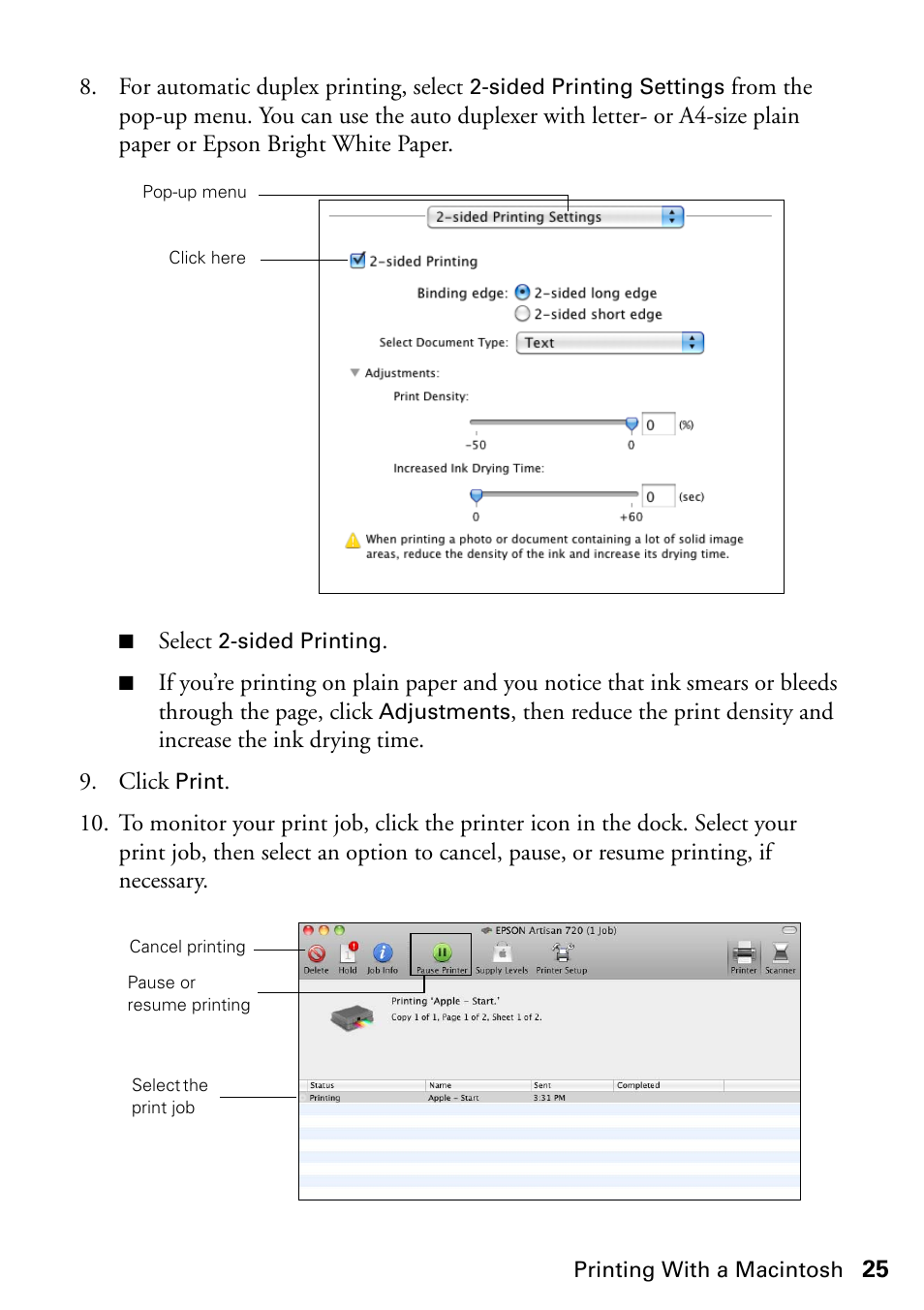 Epson ARTISAN 725 User Manual | Page 25 / 64