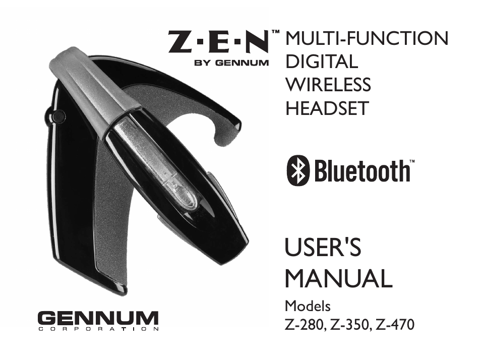 GENNUM Z-280 User Manual | 44 pages