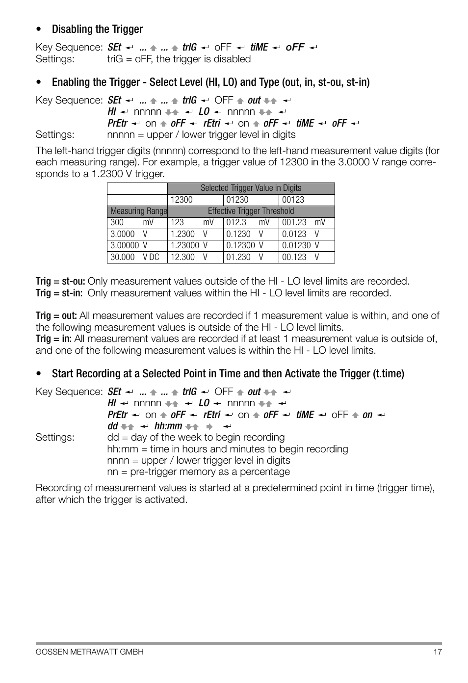 Gossen SI 232-II User Manual | Page 17 / 28