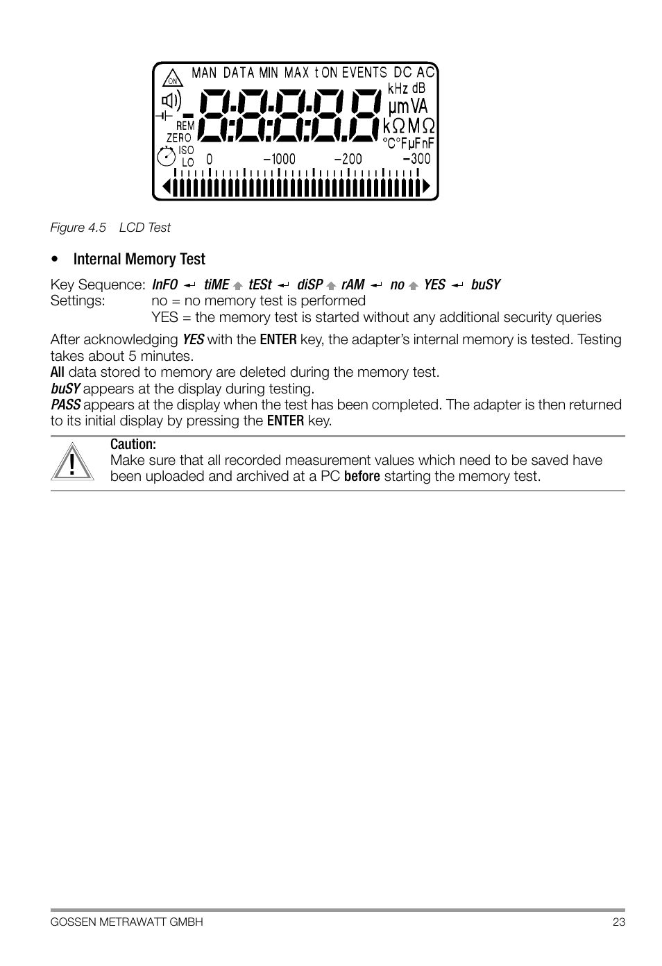 Gossen SI 232-II User Manual | Page 23 / 28