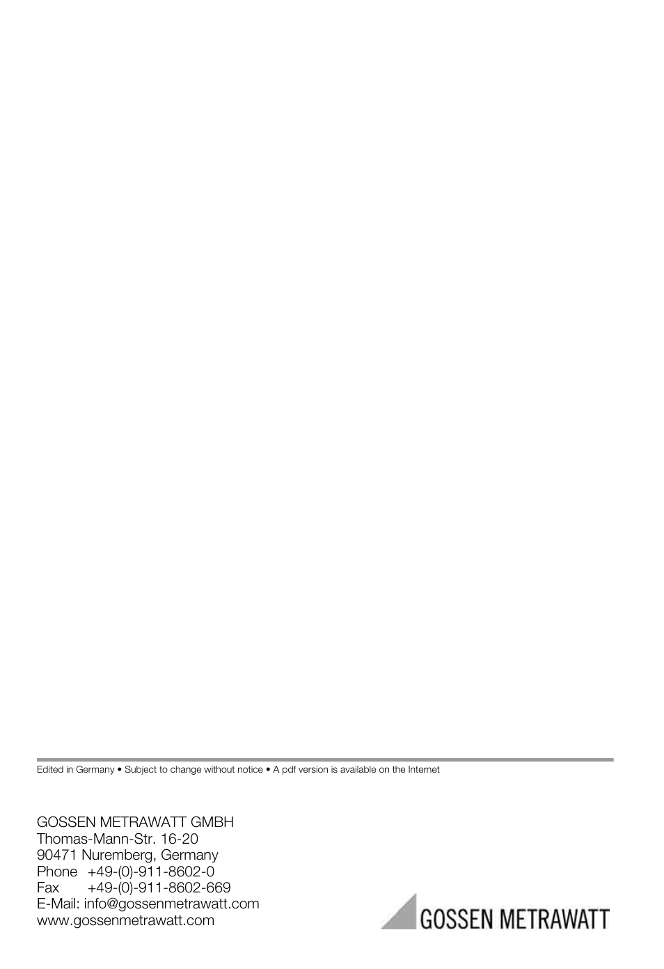 Gossen SI 232-II User Manual | Page 28 / 28