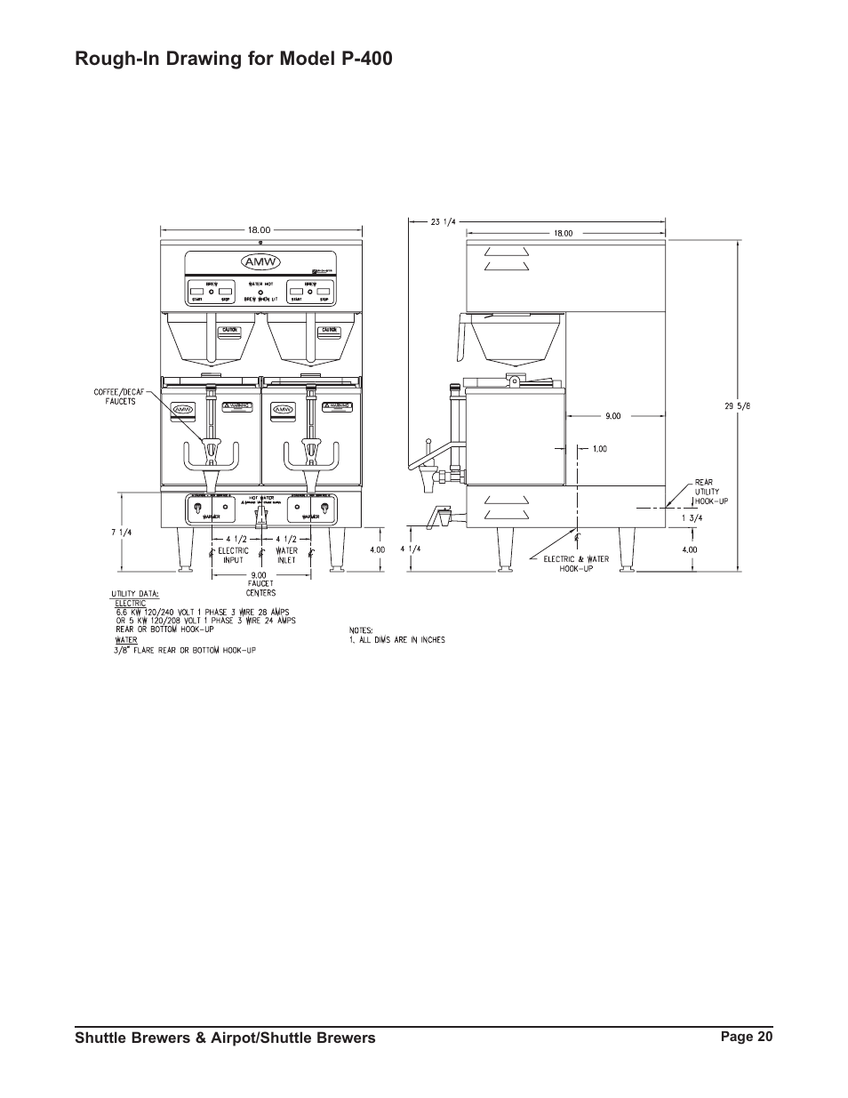 Grindmaster P400E User Manual | Page 20 / 36