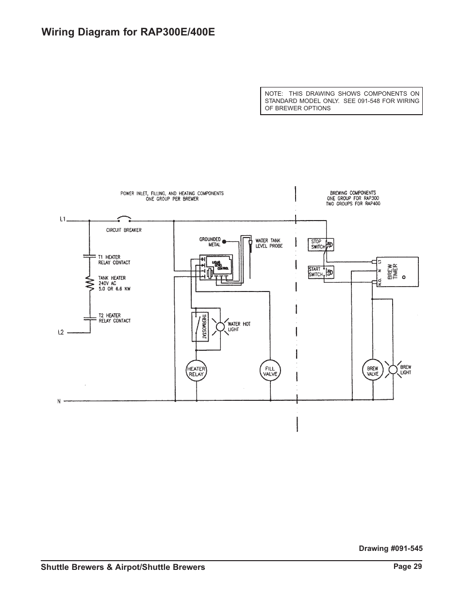 Grindmaster P400E User Manual | Page 29 / 36