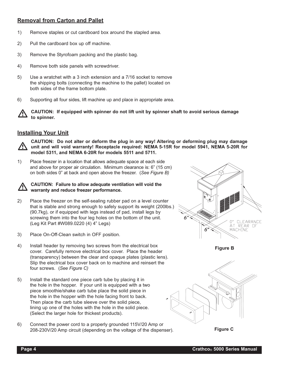 Grindmaster CRATHCO 5941 User Manual | Page 4 / 72