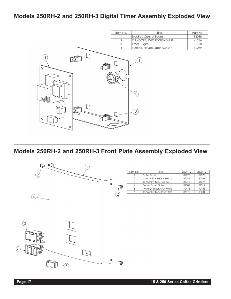 Grindmaster 250RH-3 User Manual | Page 18 / 24