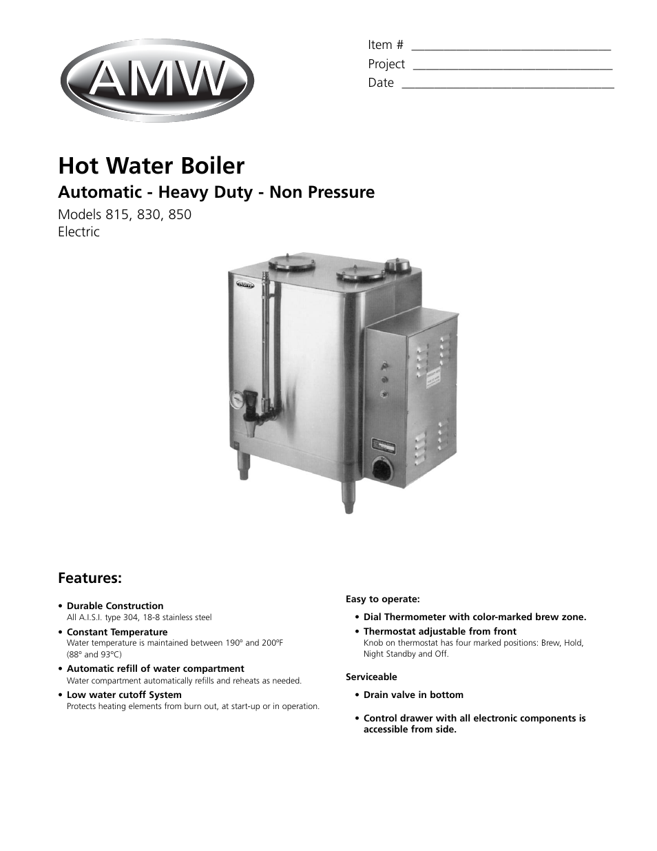 Grindmaster 850 User Manual | 2 pages