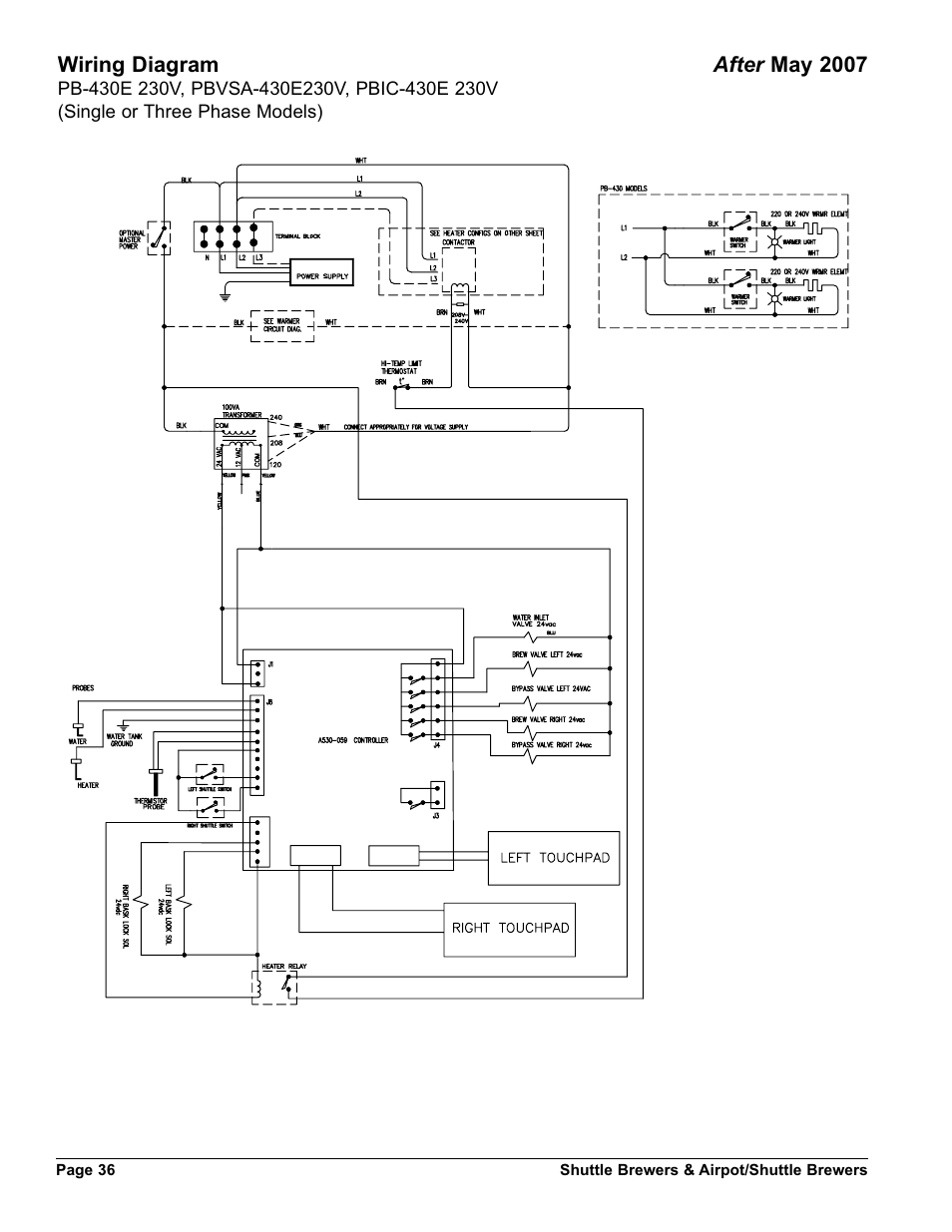 Grindmaster AM-344-04 User Manual | Page 36 / 40