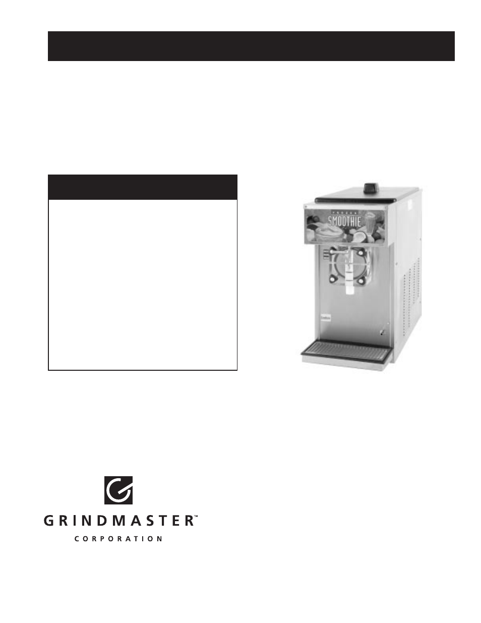Grindmaster 5511 User Manual | 44 pages
