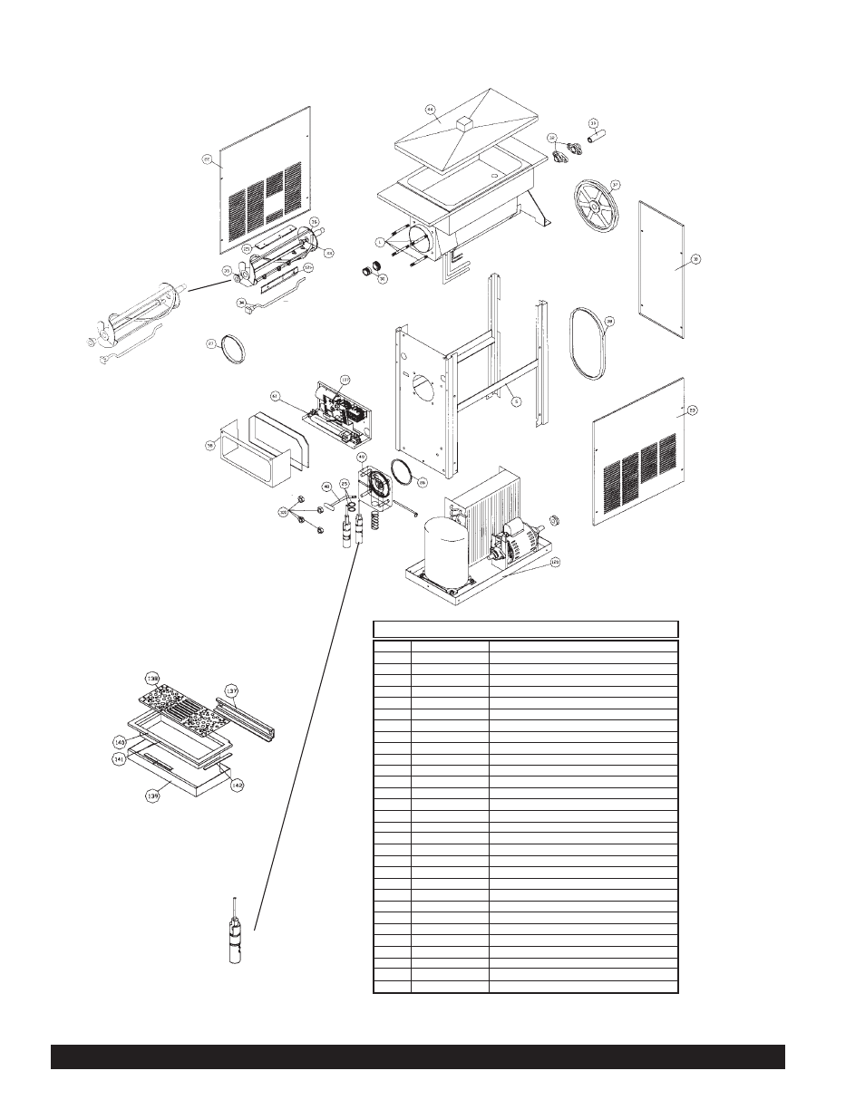 Exploded view model 5311 | Grindmaster 5511 User Manual | Page 24 / 44