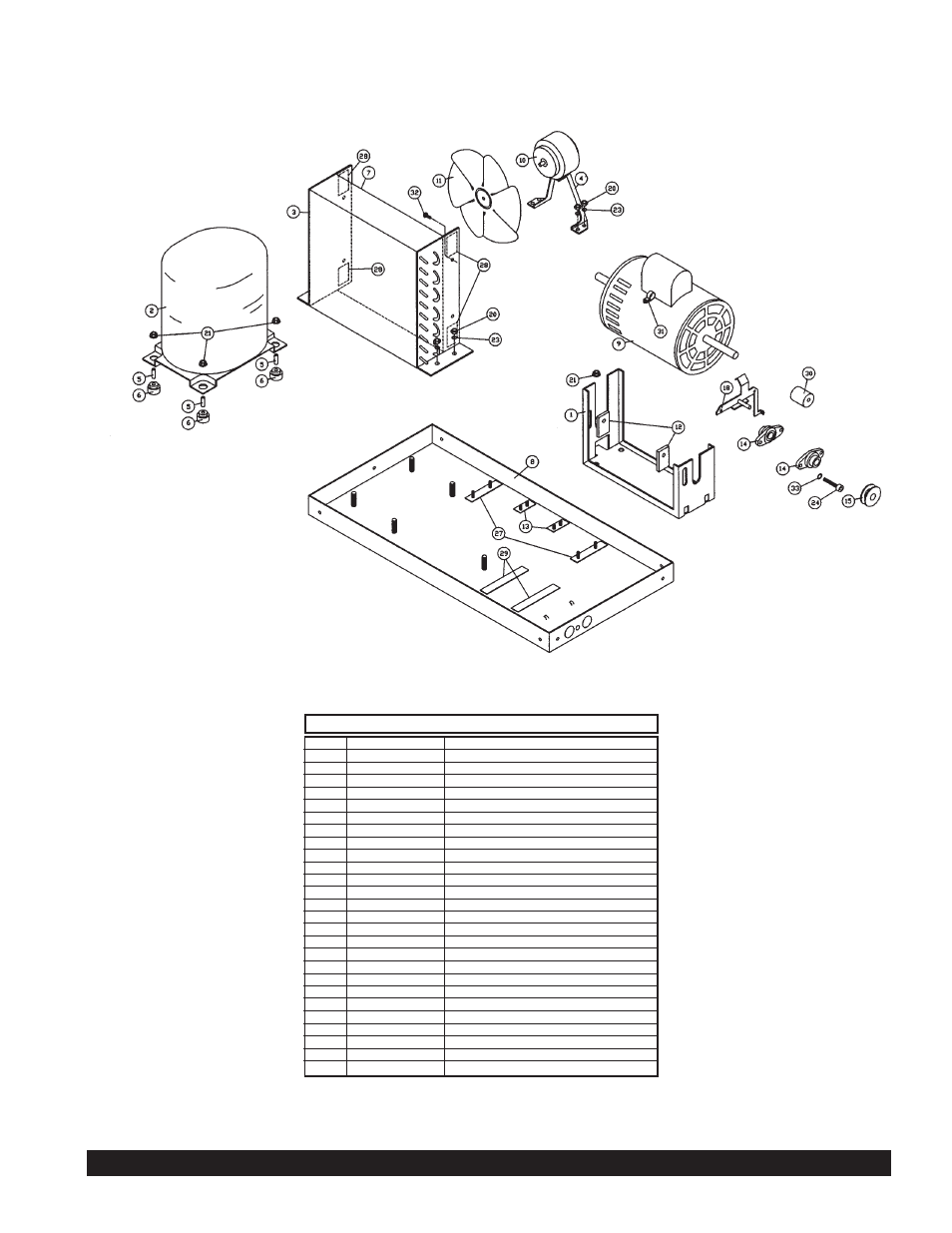 Exploded view model 5511 base assembly | Grindmaster 5511 User Manual | Page 27 / 44