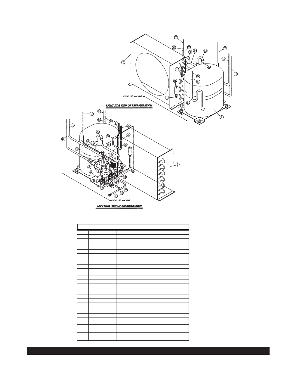 5511 base assembly refrigeration | Grindmaster 5511 User Manual | Page 29 / 44