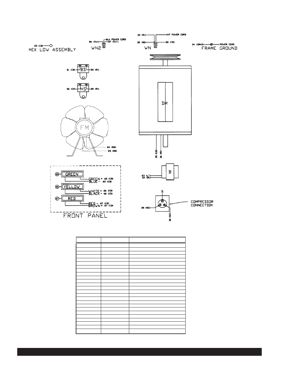 5311 electrical components | Grindmaster 5511 User Manual | Page 32 / 44