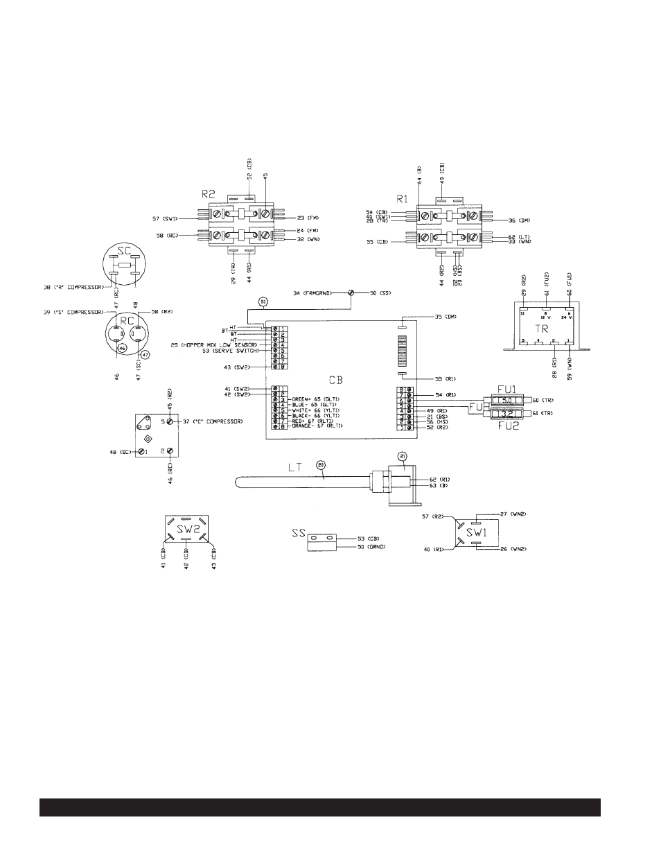 5311 front electrical box | Grindmaster 5511 User Manual | Page 34 / 44