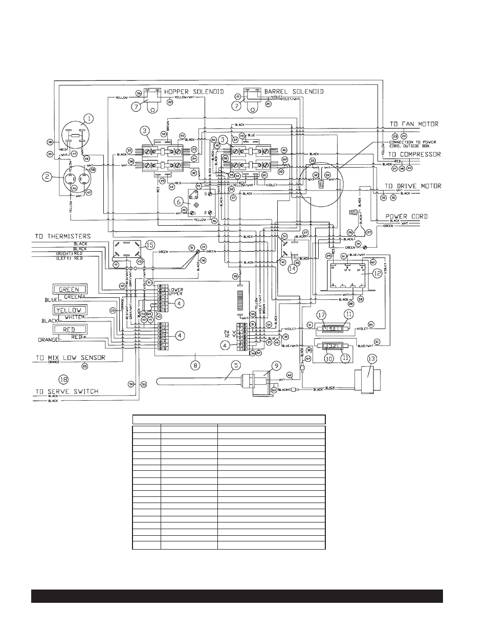 5311 wiring diagram | Grindmaster 5511 User Manual | Page 42 / 44