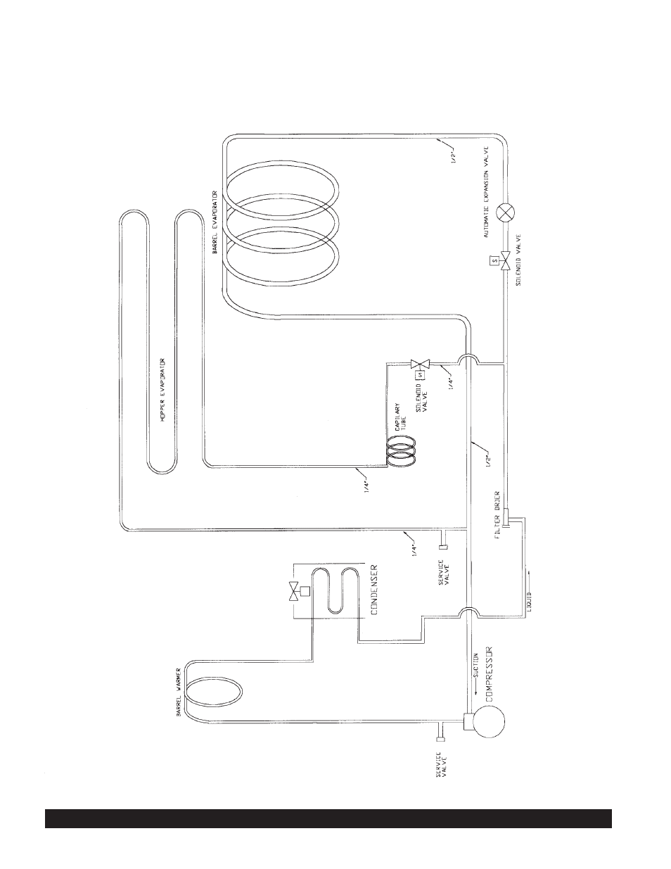 Refrigeration circuit | Grindmaster 5511 User Manual | Page 44 / 44