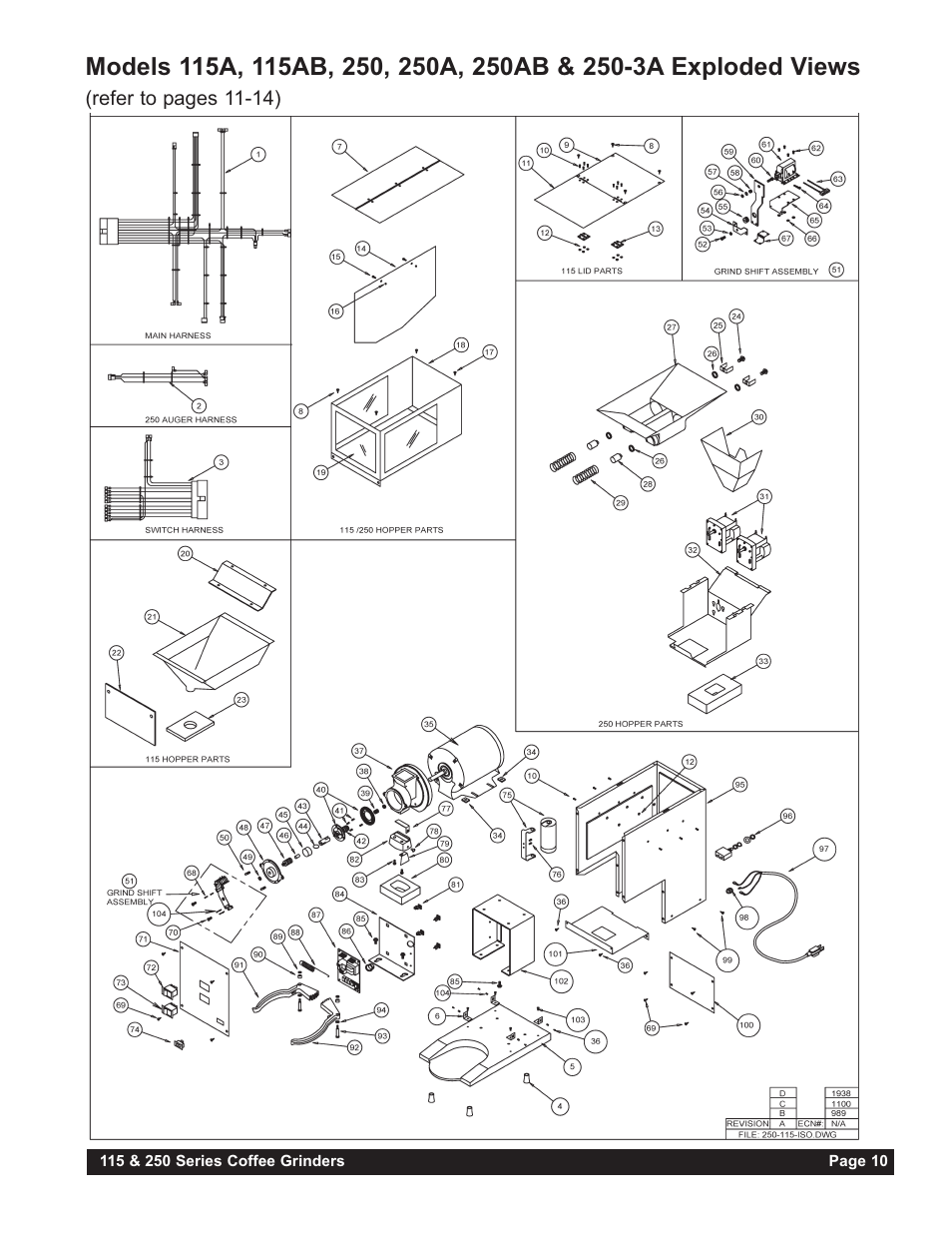 Grindmaster 250AB User Manual | Page 11 / 24