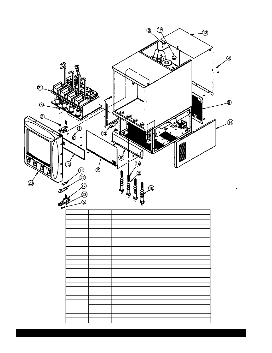 Final assembly exploded | Grindmaster PM45-B User Manual | Page 17 / 26