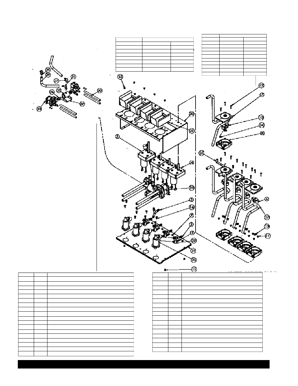 Dispensing base exploded view, Crathco, Post mix beverage page 19 | Grindmaster PM45-B User Manual | Page 19 / 26