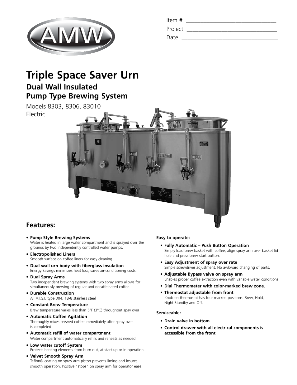 Grindmaster 83010 User Manual | 2 pages