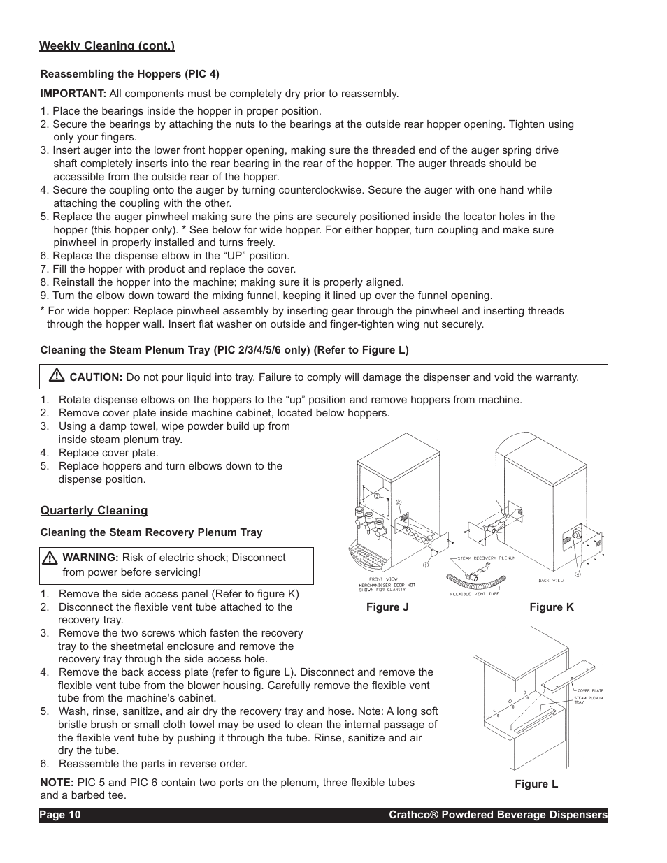 Grindmaster CC-302-20 User Manual | Page 10 / 68