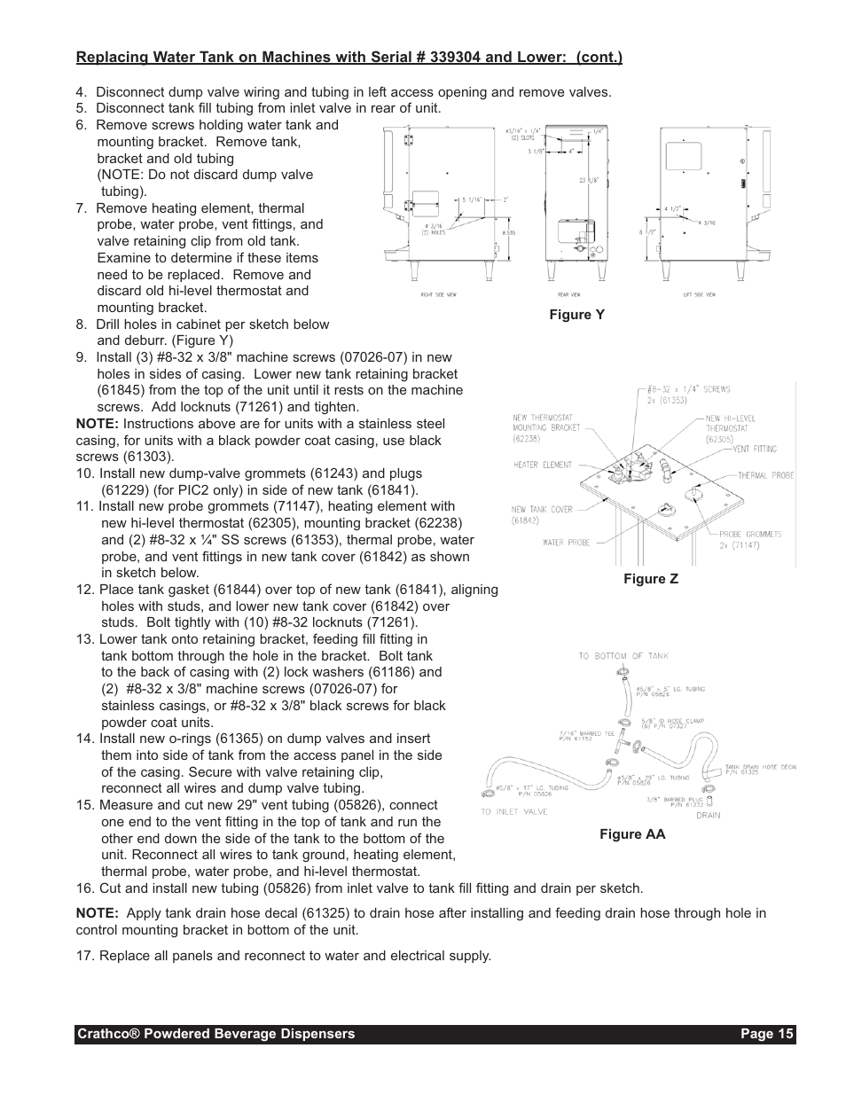 Grindmaster CC-302-20 User Manual | Page 15 / 68