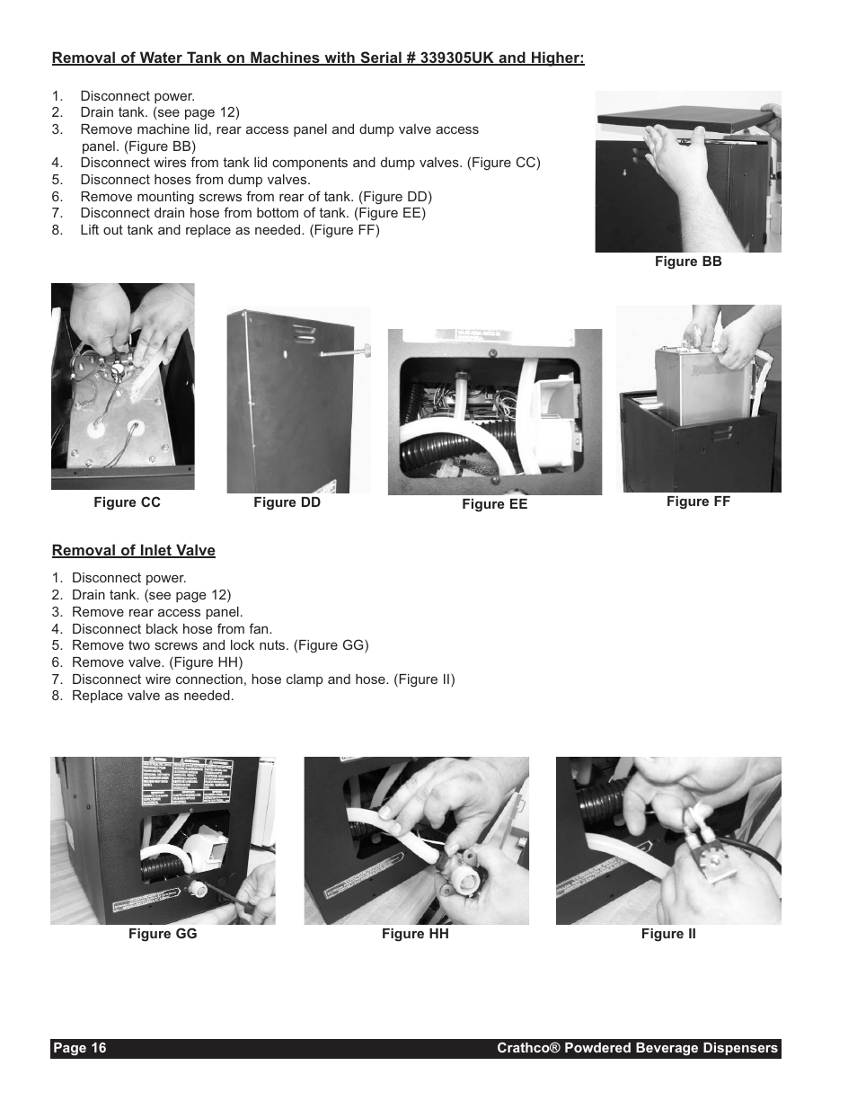 Grindmaster CC-302-20 User Manual | Page 16 / 68