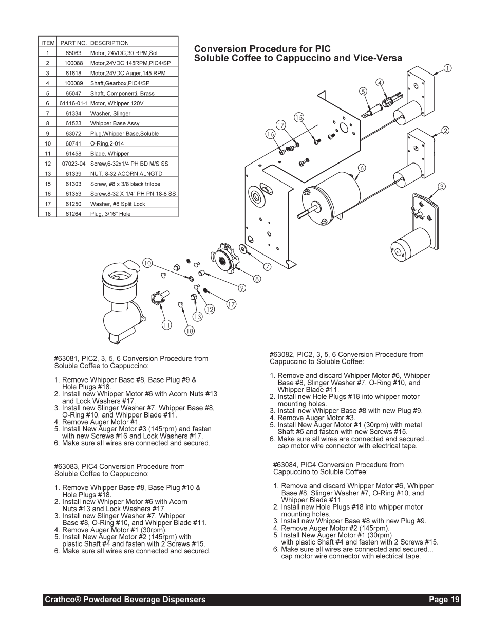 Grindmaster CC-302-20 User Manual | Page 19 / 68