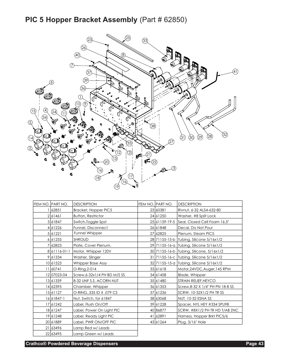 Grindmaster CC-302-20 User Manual | Page 43 / 68