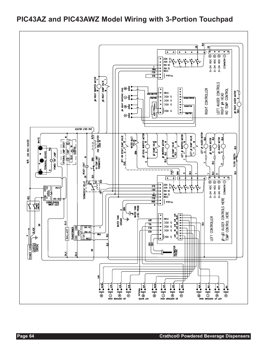 Grindmaster CC-302-20 User Manual | Page 64 / 68