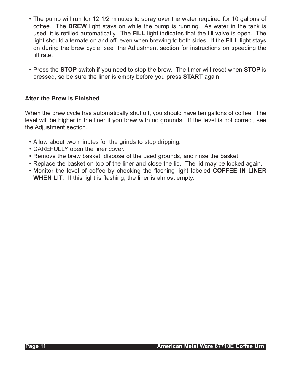 Grindmaster 67710E User Manual | Page 11 / 19