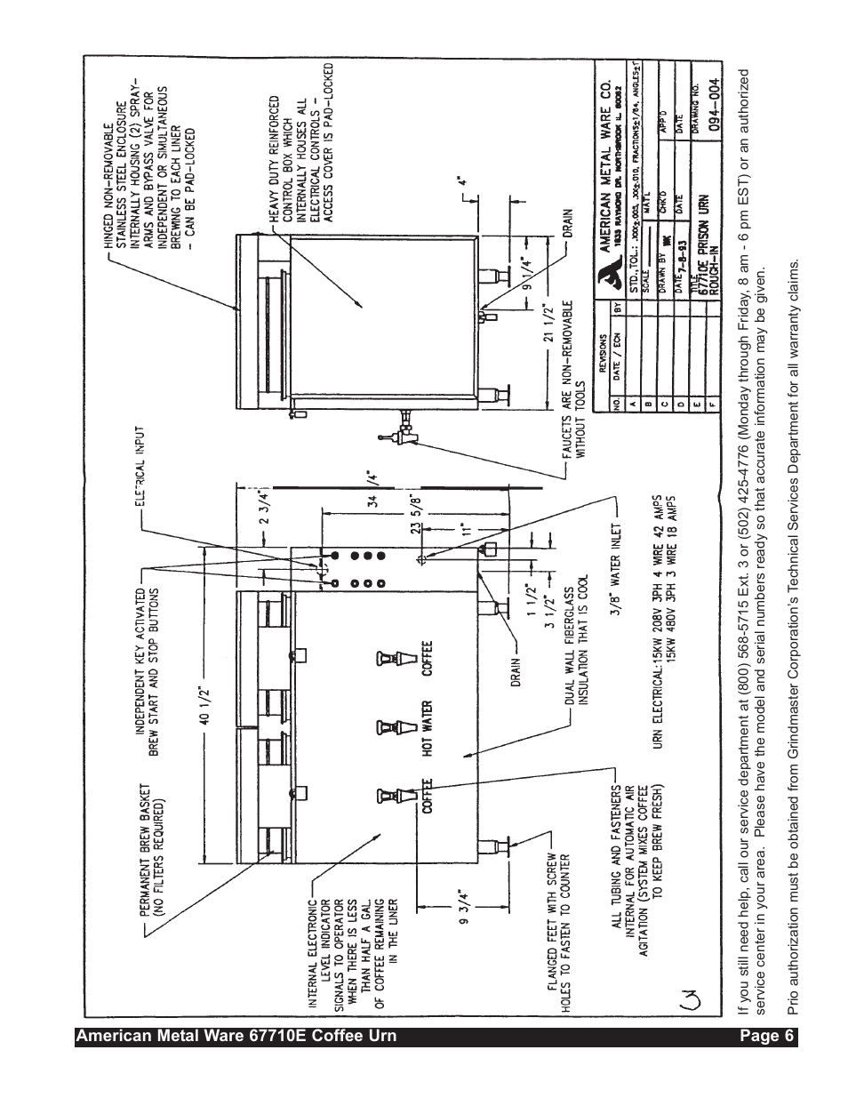 Grindmaster 67710E User Manual | Page 6 / 19