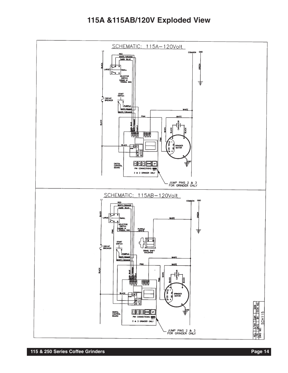 Grindmaster 115 User Manual | Page 15 / 16