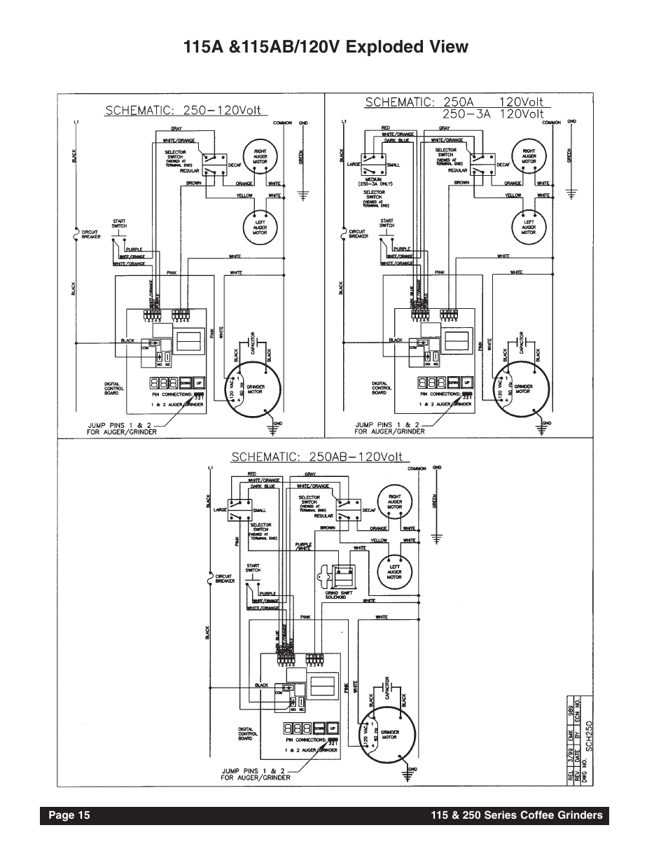 Grindmaster 115 User Manual | Page 16 / 16