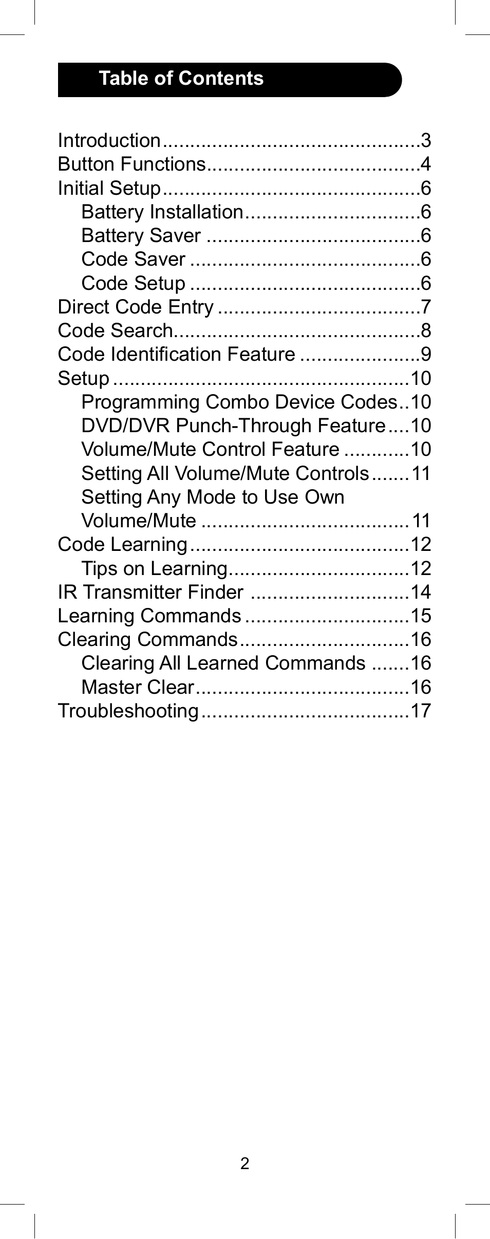 GE Capital 24959 User Manual | Page 2 / 20