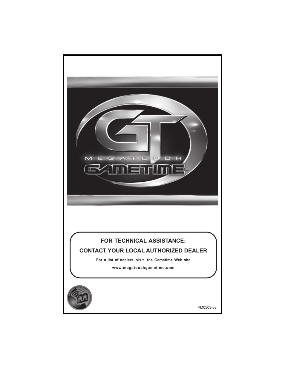 GameTime PM0503-08 User Manual | 34 pages