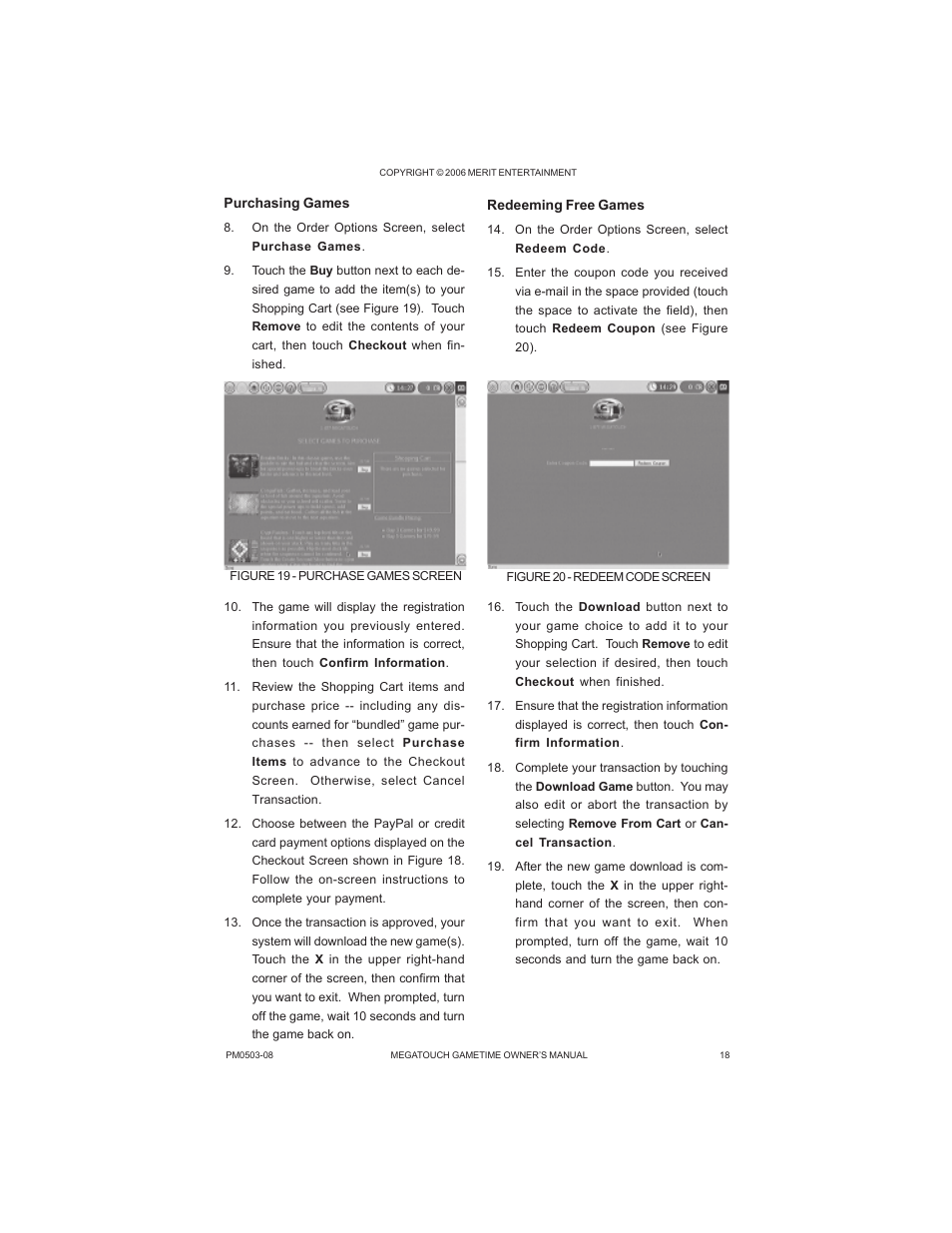 GameTime PM0503-08 User Manual | Page 20 / 34