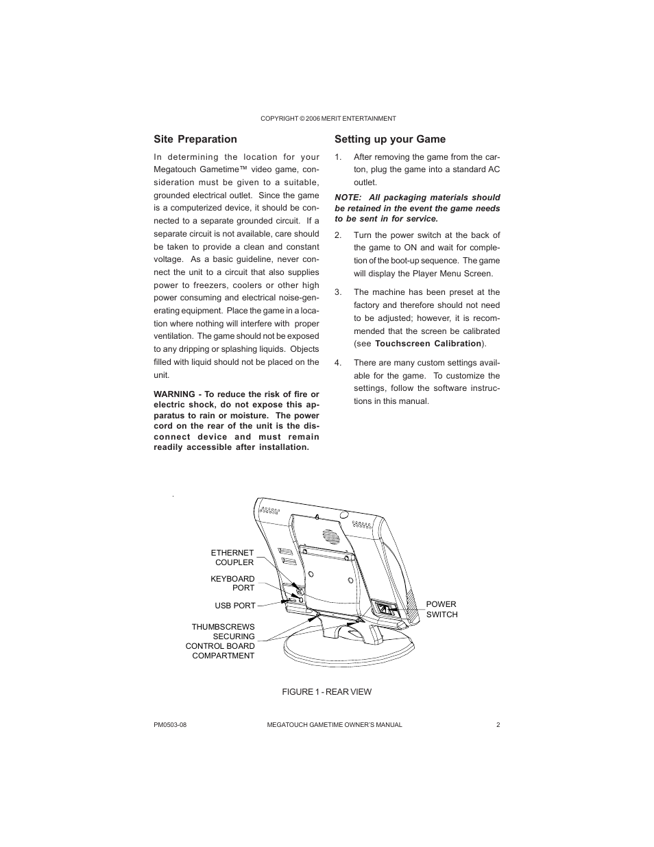 Site preparation, Setting up your game | GameTime PM0503-08 User Manual | Page 4 / 34