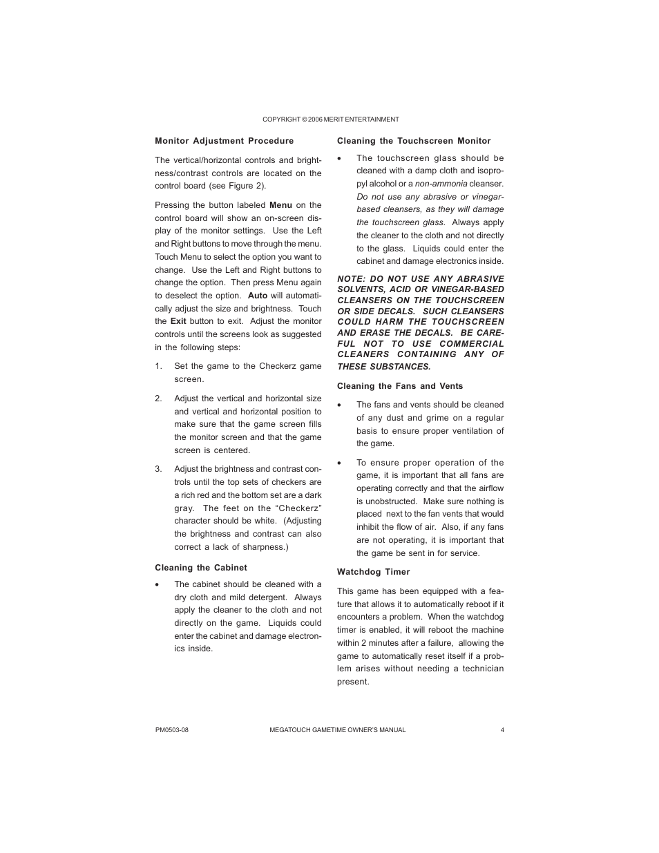 GameTime PM0503-08 User Manual | Page 6 / 34